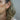 Circle Creolen Gelbgold 3/4 Ansicht am Ohr – Fairmined Gold Schmuck Berlin
